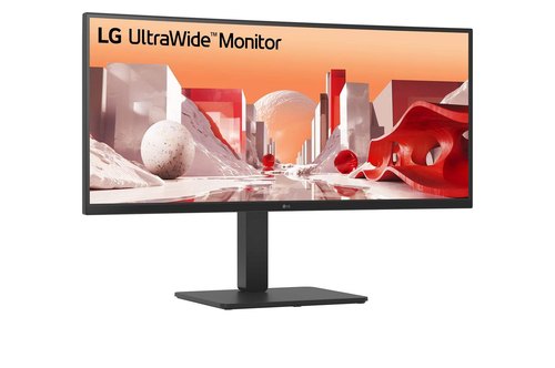 LG 34BA75QE-B computer monitor 86,4 cm (34") 3440 x 1440 Pixels Wide Quad HD LCD Zwart
