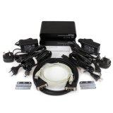 StarTech.com USB DVI over Cat 5e / Cat 6 KVM-console-extender met 1920x1200 niet-gecomprimeerde video 100 m