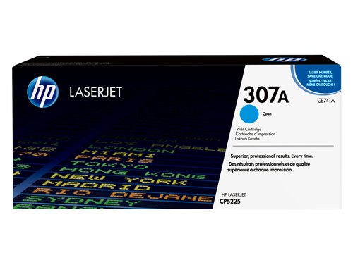 HP 307A originele cyaan LaserJet tonercartridge