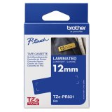 Brother TZE-PR831 labelprinter-tape Zwart op goud