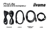iiyama ProLite XCB4994DQSU-B1 computer monitor 124,5 cm (49") 5120 x 1440 Pixels Dual QHD LCD Zwart