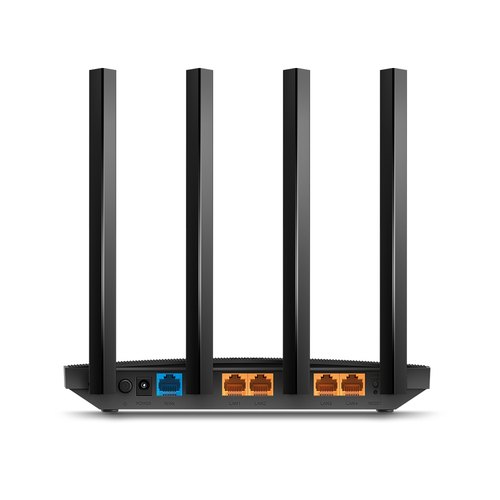 TP-Link Archer C6 draadloze router Fast Ethernet Dual-band (2.4 GHz / 5 GHz) Wit