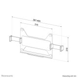 Neomounts ADS20-425BL1 Laptophouder 11.6-17.3" - VESA - universeel