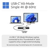 Kensington SD5760T Thunderbolt 4 Dual 4K Docking Station met 96W Power Delivery