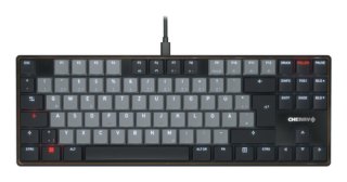 CHERRY KC 500 MX LP TKL toetsenbord Thuis/Werk USB QWERTZ Duits Zwart, Grijs