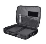 Trust Atlanta Laptop Tas 15,6 inch Eco - Laptop schoudertas – Voor laptops tot 15,6 inch – Gerecycled materiaal – Zwart