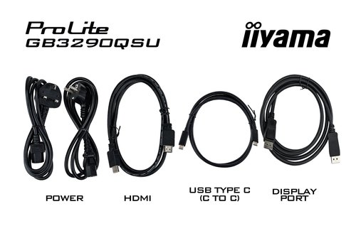 iiyama G-MASTER GB3290QSU-B1 computer monitor 80 cm (31.5") 2560 x 1440 Pixels Quad HD LED Zwart