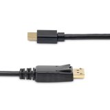 StarTech.com 2m Mini DisplayPort naar DisplayPort 1.2 Kabel - 4K x 2K UHD Mini DisplayPort naar DisplayPort Adapter Kabel - Mini DP naar DP Monitor Kabel - mDP naar DP Kabel - Zwart