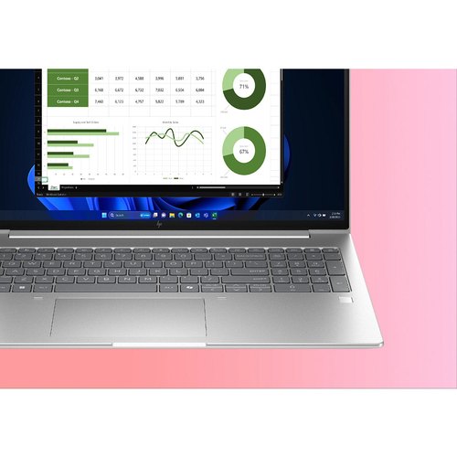 HP EliteBook 6 G1i AI Wolf Pro Security Edition Intel Core Ultra 5 225U Laptop 40,6 cm (16") WUXGA 16 GB DDR5-SDRAM 512 GB SSD Wi-Fi 6E (802.11ax) Windows 11 Pro AI PC Zilver AZERTY