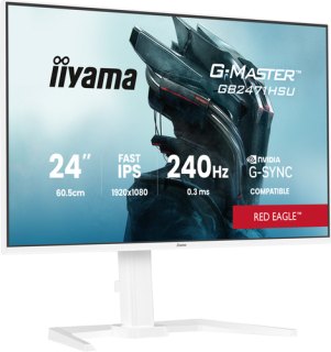 iiyama G-MASTER GB2471HSU-W1 computer monitor 60,5 cm (23.8") 1920 x 1080 Pixels Full HD LED Wit
