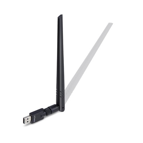 StarTech.com USB Bluetooth 5.3 Adapter voor PC/Laptop, Class 1, USB Bluetooth Dongle, Connectiviteit over grote afstanden voor toetsenbord, muis, audiostreaming en PAN-netwerken, Windows/Linux