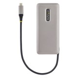 StarTech.com 4-Port USB-C Hub, 1x USB-A & 3x USB-C Ports, USB 3.1 10Gbps, Bus Powered USB Hub, USB Type C Hub met 25cm Wrap-Around Kabel, Compacte USB-C naar USB-A Hub