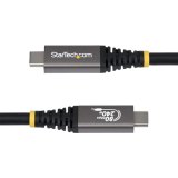 StarTech.com 1m USB4 Kabel, 80Gbps, USB-IF Gecertificeerde USB-C Kabel, 240W PD, 8K 120Hz/4K 240Hz, DP2.1, DP80, Thunderbolt 4 Compatibel, USB Type-C Kabel