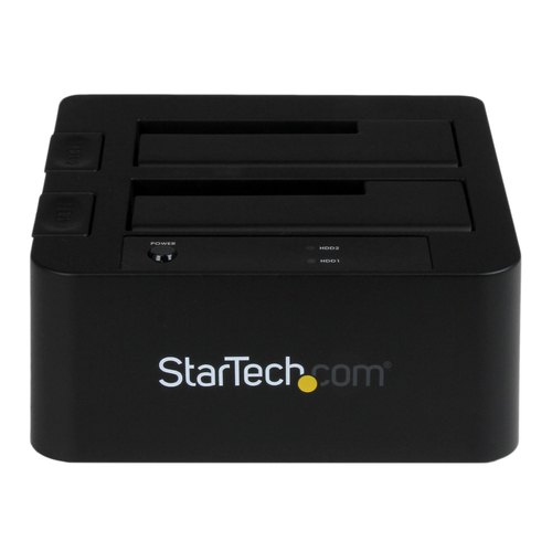 StarTech.com USB 3.0 / eSATA dubbel harde-schijf docking station met UASP voor 2,5/3,5 inch SATA SSD / HDD SATA 6 Gbps