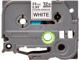 Brother TZE-S251 labelprinter-tape Zwart op wit TZ