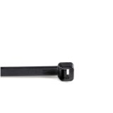 StarTech.com 20 cm Zwarte Kabelbinders 4 mm Breed, 55 mm Bundeldiameter, 22 kg Treksterkte Zelfsluitende Snelbinders uit Nylon met Gebogen Punt, 94V-2/UL Listed, 1000 stuks