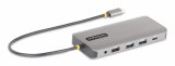 StarTech.com USB-C Triple Monitor Multiport Adapter, 5Gbps, Dual 4K 60Hz + 4K 30Hz HDMI & DisplayPort, 4-Port USB Hub, 100W PD Pass-Through, GbE, SD/MicroSD Kaartlezers