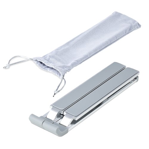 StarTech.com Inklapbare Laptopstandaard, Verstelbare Hoek, Ergonomische Laptophouder, Draagvermogen 10Kg, Ventileren/Kantelen/Verhogen, Aluminium Tablet/Laptop Steun/Riser/Staander