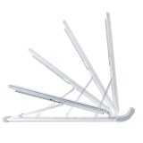 StarTech.com Inklapbare Laptopstandaard, Verstelbare Hoek, Ergonomische Laptophouder, Draagvermogen 10Kg, Ventileren/Kantelen/Verhogen, Aluminium Tablet/Laptop Steun/Riser/Staander