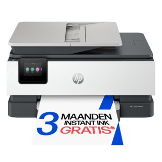 HP OfficeJet Pro 8125e Draadloos All-in-One Kleur Printer, Instant Ink; Dubbelzijdig printen