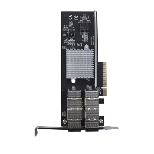 StarTech.com 2 port PCI Express 40G QSFP+ Netwerkkaart, Intel XL710 Open QSFP+ Converged Adapter, PCIe 40 Gigabit Ethernet Server NIC, 40GbE Glasvezel LAN Kaart, Dell PowerEdge HPE ProLiant