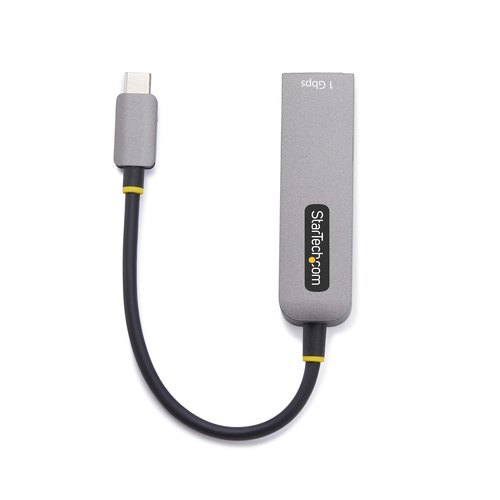 StarTech.com USB-C naar Ethernet Adapter, NIC, 100W PD Pass-Through, USB 3.0 Type-C 1Gbps Multi Speed Netwerk Adapter, Gigabit Ethernet, Thunderbolt Compatibel, Windows & Mac