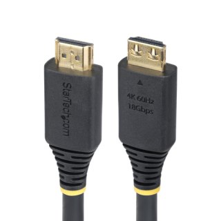 StarTech.com 5m High Speed HDMI Kabel met Grip Connectors, 4K 60Hz/1440p 144Hz, HDR10/HDCP 2.2/ARC, 18Gbps, UHD HDMI Kabel voor TV/Monitor/Display, TPE Mantel