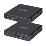 StarTech.com 4K HDMI Extender Over CAT5/CAT6 Kabel, 4K 60Hz HDR Video Extender Tot 70m, HDMI Verlenger Over UTP/Ethernet Kabel, S/PDIF Audio Out, HDMI Transmitter/Receiver Kit