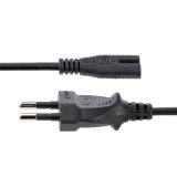StarTech.com 2m Laptop Stroomkabel, EU Plug naar C7, 2.5A 250V, 18AWG, Laptop Vervangkabel, Printer Voedingkabel, Laptop Lader Kabel / Laadkabel, UL-Listed