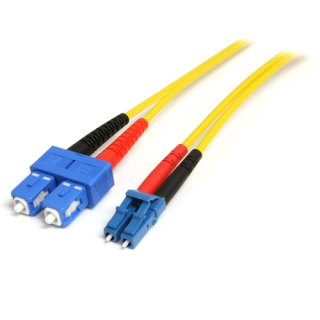 StarTech.com 10 m single-mode duplex glasvezelpatchkabel LC-SC