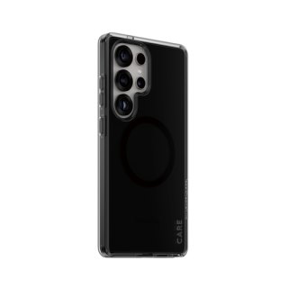 PanzerGlass CARE™ by ® Smokey Case w. Black Qi Compatible Samsung Galaxy S25 Ultra mobiele telefoon behuizingen Hoes Zwart