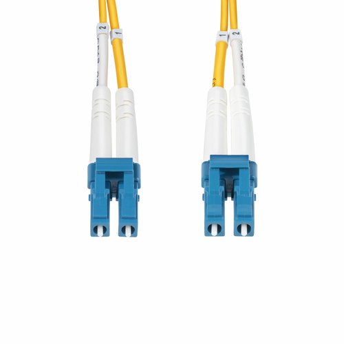 StarTech.com 6m LC naar LC (UPC) OS2 Single Mode Duplex Glasvezel Kabel, 9/125µm, Laser Optimized, 100G, Flexibel Buigen, Low Insertion Loss, LSZH Fiber Patchkabel