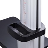 StarTech.com Verrijdbare TV Standaard op Wielen voor 60-100inch Flat Screens tot 100kg, In Hoogte Verstelbaar via Krukas, Mobiele Televisie Standaard/Trolley