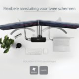StarTech.com Dual Monitor USB 3.0 Laptop Docking Station met HDMI/DVI/VGA, 3x USB-A Hub, GbE, Audio, Universeel Type-A Dock voor Windows/macOS/ChromeOS, TAA Compliant
