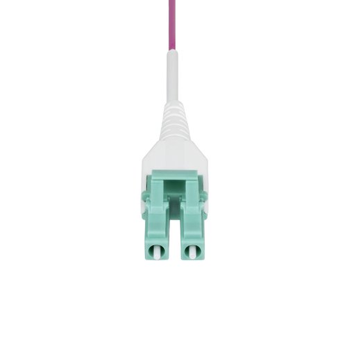 StarTech.com 5m LC naar LC (UPC) OM4 Multimode Glasvezel Netwerkkabel, Erika Violet, 50/125µm, 40G/100G, LOMMF/VCSEL, Uniboot Connector Kabel, OFNR OFNR Riser Rated