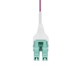 StarTech.com 5m LC naar LC (UPC) OM4 Multimode Glasvezel Netwerkkabel, Erika Violet, 50/125µm, 40G/100G, LOMMF/VCSEL, Uniboot Connector Kabel, OFNR OFNR Riser Rated