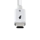 StarTech.com 1m Thunderbolt 5 Kabel, 80Gbps/Tot 120Gbps, 240W PD, 8K 60Hz, Gecertificeerde Thunderbolt Kabel, Compatibel met Thunderbolt 4/USB4/USB-C, Wit
