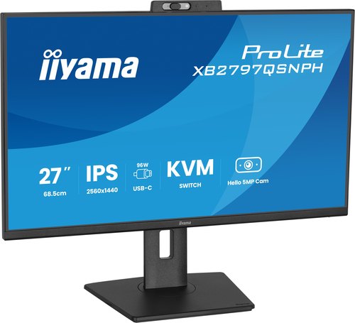 iiyama ProLite XB2797QSNPH-B1 computer monitor 68,6 cm (27") 2560 x 1440 Pixels Quad HD LED Zwart