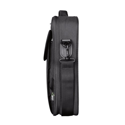 Trust Atlanta Laptop Tas 15,6 inch Eco - Laptop schoudertas – Voor laptops tot 15,6 inch – Gerecycled materiaal – Zwart