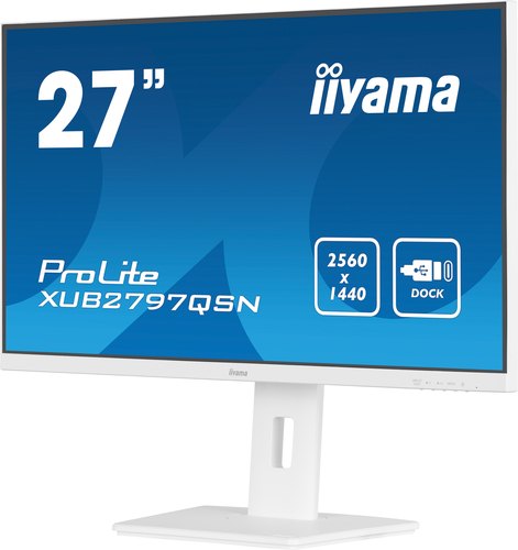 iiyama G-MASTER XUB2797QSN-W2 computer monitor 68,6 cm (27") 2560 x 1440 Pixels Quad HD LED Wit