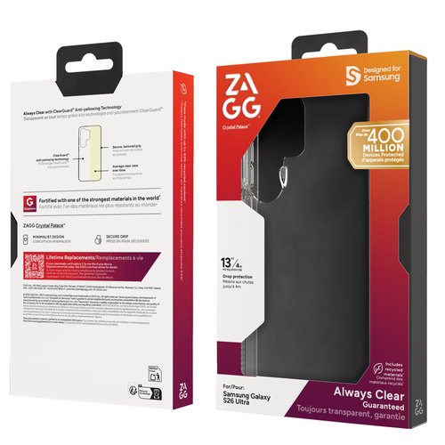 ZAGG Crystal Palace mobiele telefoon behuizingen 17,5 cm (6.9") Hoes Transparant