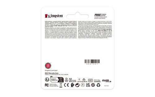 Kingston Technology 1000G NV3 M.2 2230 NVMe SSD