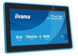 iiyama TW1625LASC-B3PNR scherm voor vergaderzalen 39,6 cm (15.6") 1920 x 1080 Pixels LED Wi-Fi 6 (802.11ax), Wi-Fi 5 (802.11ac), Wi-Fi 4 (802.11n), 802.11g, 802.11a, 802.11b Zwart Bluetooth