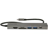 StarTech.com USB-C Multiport Adapter Hub, USB-C naar 4K 60Hz HDMI, Gigabit Ethernet en 100W Laptop Charging voor Macbook Pro / Air en Windows