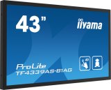 iiyama TF4339AS-B1AG computer monitor 108 cm (42.5") 3840 x 2160 Pixels 4K Ultra HD LED Touchscreen Zwart