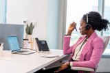 HP Poly Edge E220 IP-telefoon met PoE-ondersteuning