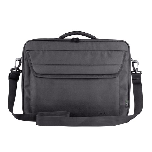 Trust Atlanta Laptop Tas 15,6 inch Eco - Laptop schoudertas – Voor laptops tot 15,6 inch – Gerecycled materiaal – Zwart