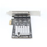 StarTech.com 4-Port 2.5Gbps NBASE-T PCIe Netwerkkaart, Intel I225-V, Quad-Port Computer Ethernet Adapter, Multi-Gigabit NIC, PCI Express Server LAN Kaart, Desktop Ethernet Interface