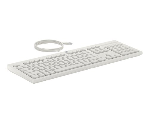 HP 225 Wired Mouse and KB G2 CWH Belgium - English localization AZERTY - Maus - AZERTY toetsenbord Inclusief muis Kantoor USB Wit