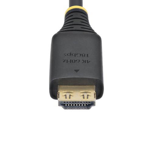 StarTech.com 30cm High Speed HDMI Kabel met Grip Connectors, 4K 60Hz/1440p 144Hz, HDR10/HDCP 2.2/ARC, 18Gbps, UHD HDMI Kabel voor TV/Monitor/Display, TPE